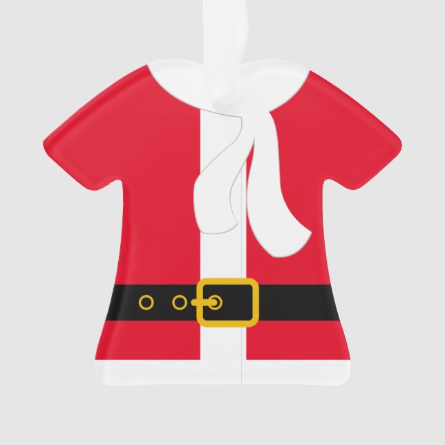 Red Santa Claus Manteau de Noël personnalisé (devant)