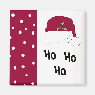 Red Santa Hat Magnet