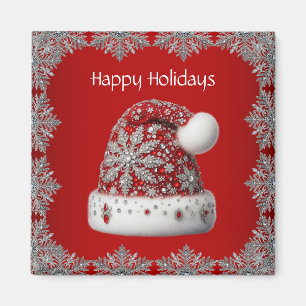 Red Santa Hat - Magnet de vacances