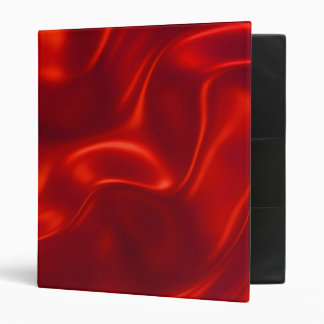 Red Satin Binder