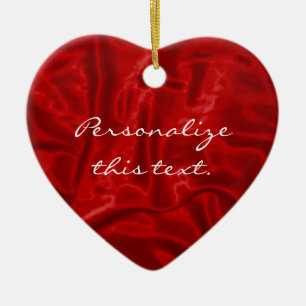 Red Satin-Christmas Ornament