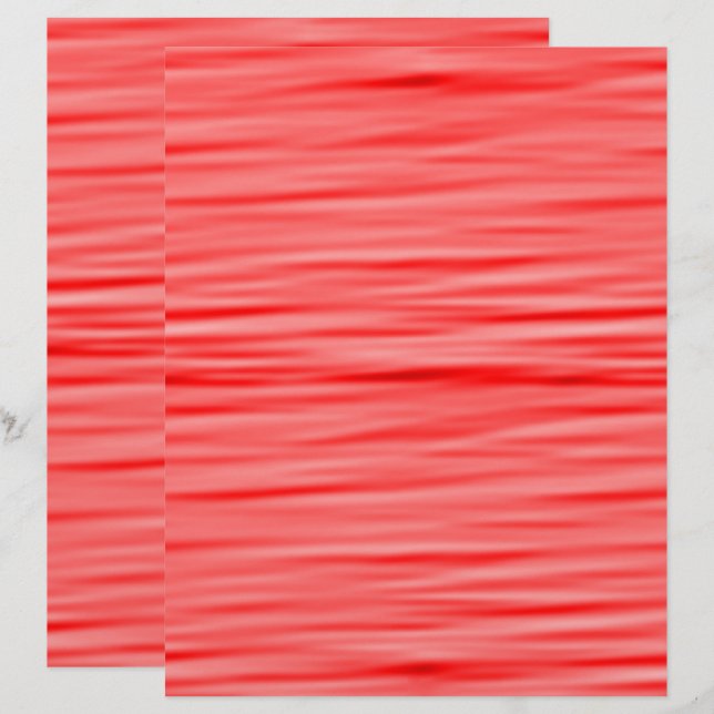 Red Satin Look Scrapbook Paper (Front/Back)