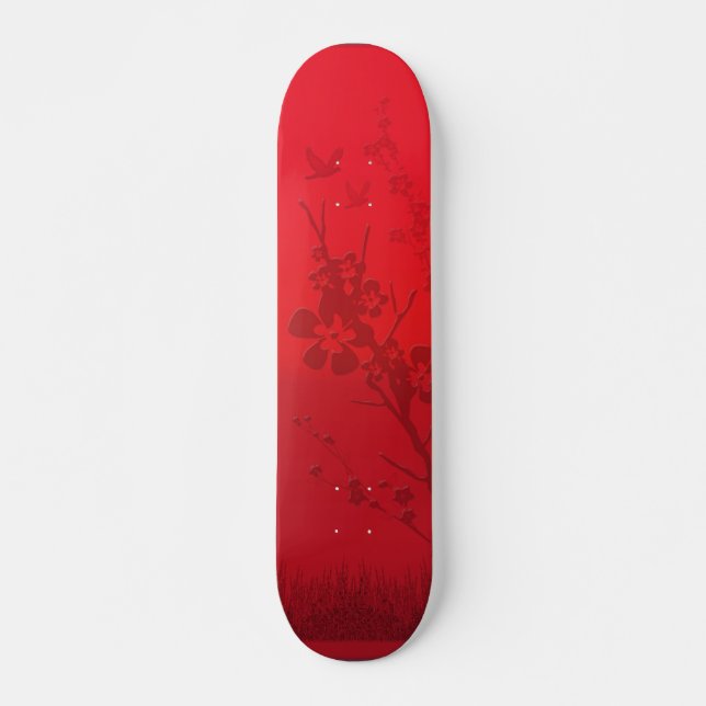 Red Scape Skateboard (Front)