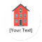 Red School House Sticker