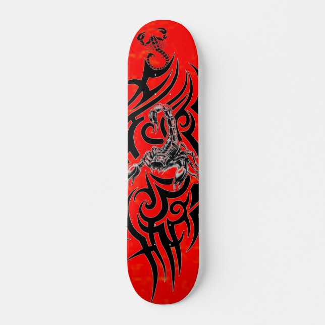 Red Scorpion skateboard (Front)