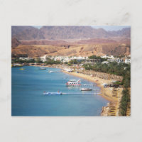 Red Sea aerial view with sand beaches view