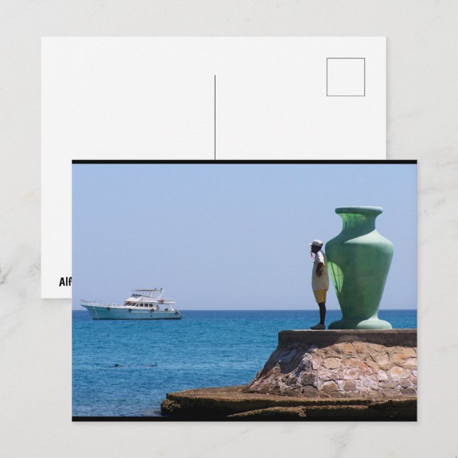 Red Sea Coast Guard Postcard (Front/Back)