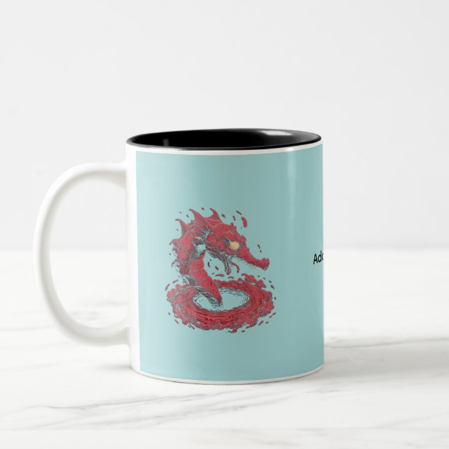 Red Sea Dragon Coffee Mug (Left)