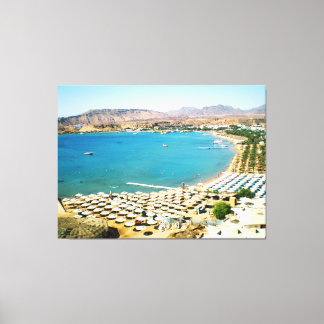 Red Sea  in the Sharm el Sheikh city (Egypt) Canvas Print