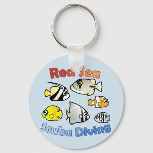 Red Sea Scuba Diving Keychain