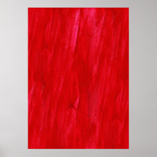 Red Seamless Background Abstract And Watercolor Poster
