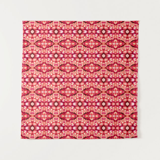 Red seamless Persian Carpet. Ethnic texture abstra Tapestry (Front)