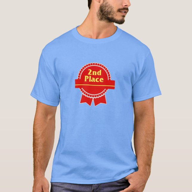 Red Second Place Ribbon T-Shirt (Front)