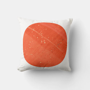 Red Semi Precious Stone Jasper Texture Cushion