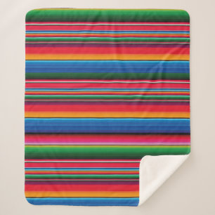 Red Serape Saltillo traditional mexican blanket