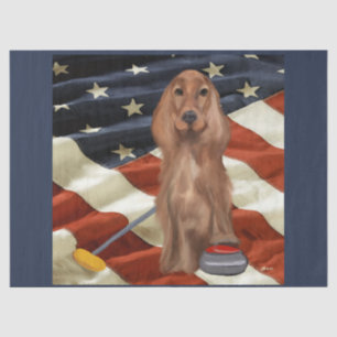 RED SETTER CURLING  TISSUE PAPER