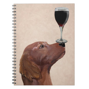 Red Setter Dog Au Vin 2 Notebook