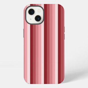 Red shadow stripes Case-Mate iPhone case