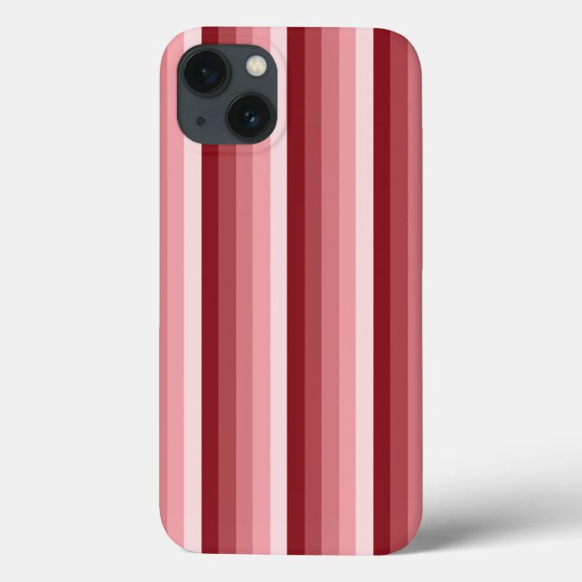 Red shadow stripes Case-Mate iPhone case (Back)