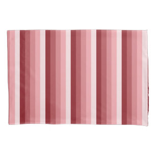 Red shadow stripes pillowcase