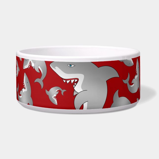 Red shark pattern (Front)