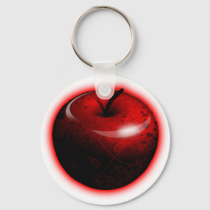 Red Shiny Apple - Forbidden Fruit Keychain