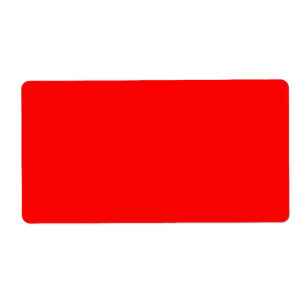 Red Shipping Label
