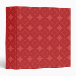 Red shippo pattern binder