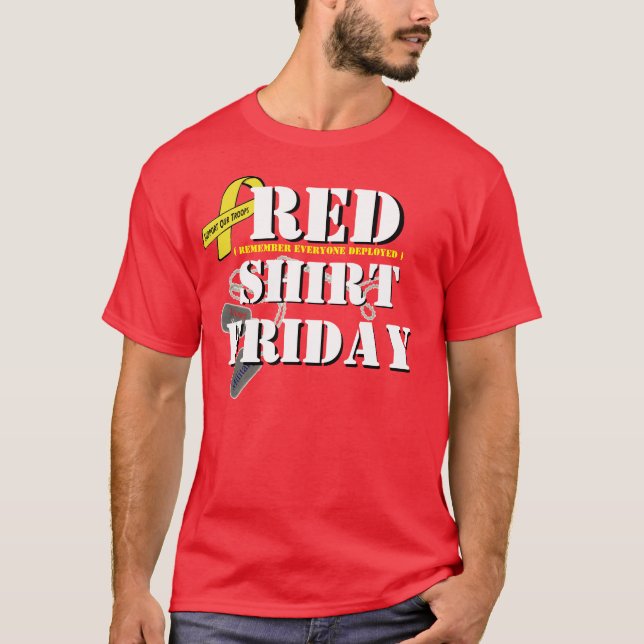 Red Shirt Fridays (Front)