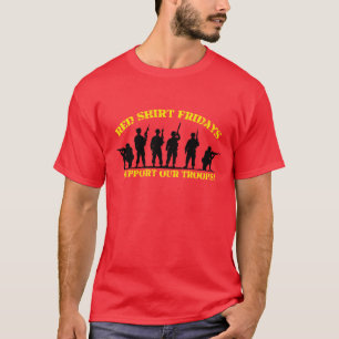 Red Shirt Fridays Support Our Troops