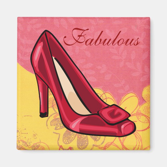 Red Shoe Magnet (Front)