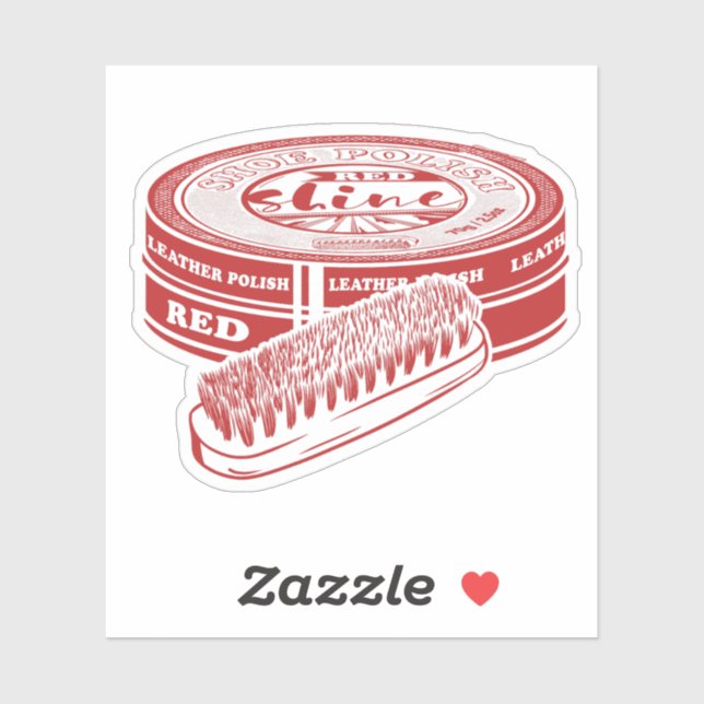 Red shoe polish (Sheet)