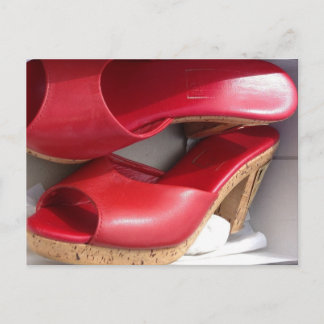 RED SHOES DOMME POSTCARD
