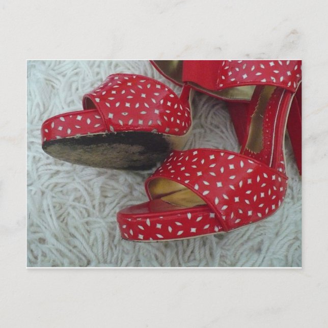 Red Shoes Postcard (Front)