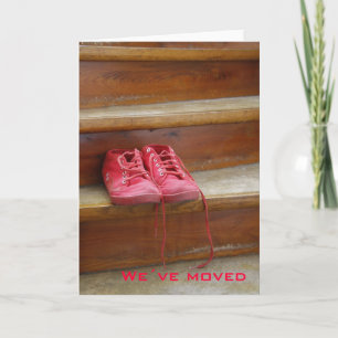 Red shoes we´ve moved cards