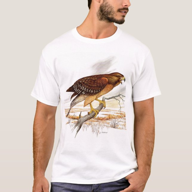 Red-Shouldered Hawk, adult T-Shirt (Front)
