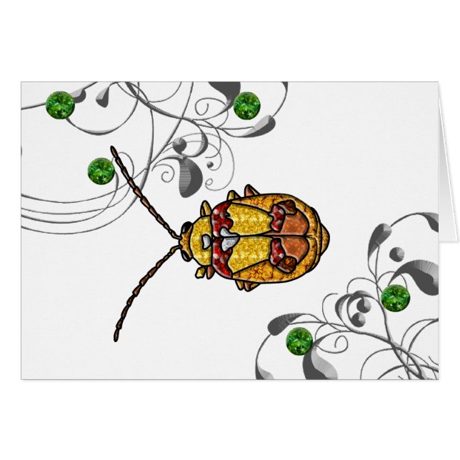 Red Shouldered Leaf Beetle (Front Horizontal)