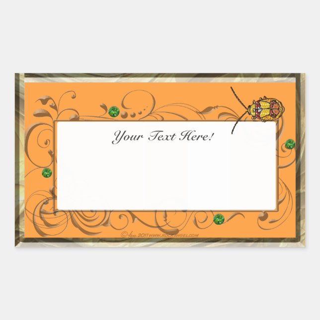Red Shouldered Leaf Beetle Sticker (Front)