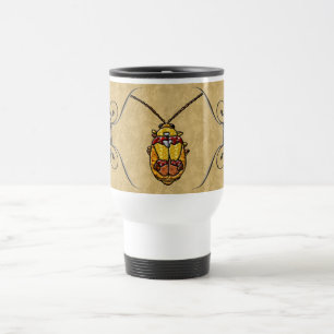 Red Shouldered Leaf Beetle Travel Mug
