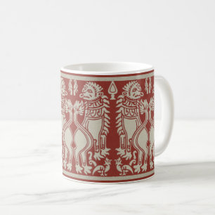 Red Sicilian Lions Coffee Mug