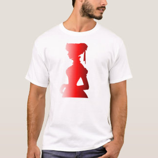 Red Silhouette 1800 Fashion England Woman 1 T-Shirt