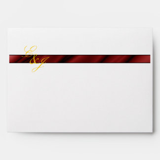 Red Silk A7 Envelope