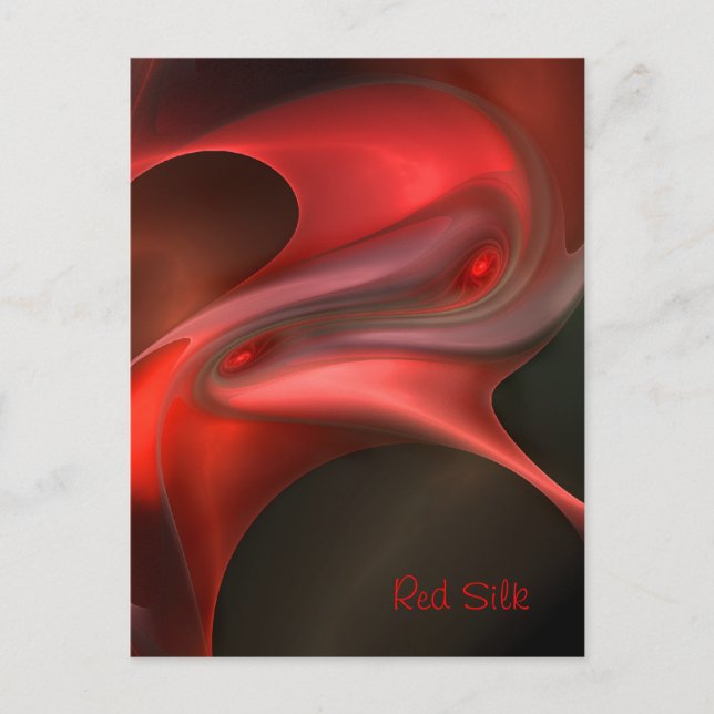 Red Silk Postcard (Front)