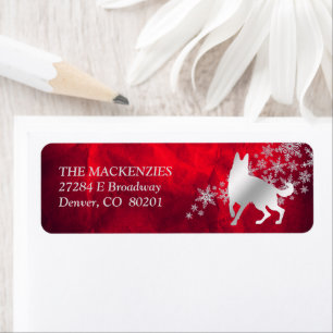 Red Silver Winter German Shepherd'adresse