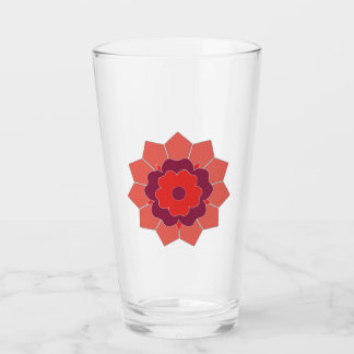 Red Simple Pint Glass