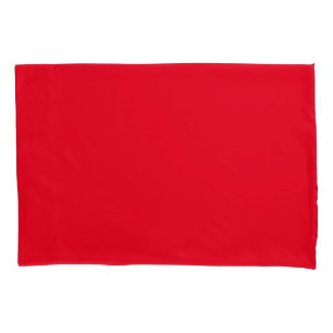 Red Single Standard Size Pillow Case