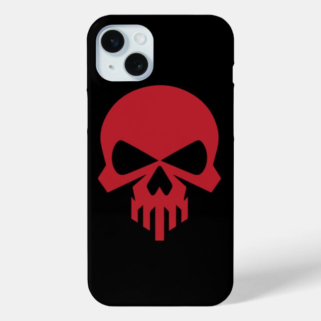 Red Skull Case-Mate iPhone Case (Back)
