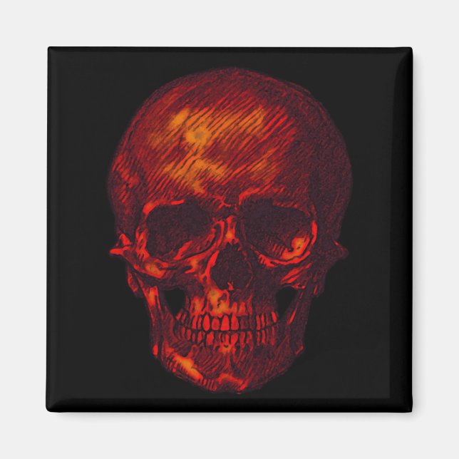 Red Skull Magnet (Front)