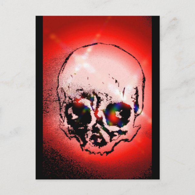 Red Skull Postcard (Front)