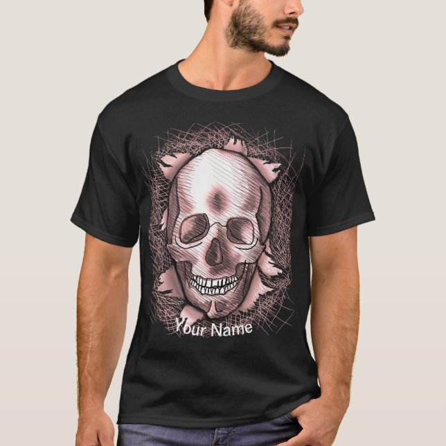 Red Skull Ripper  t-shirt (Front)